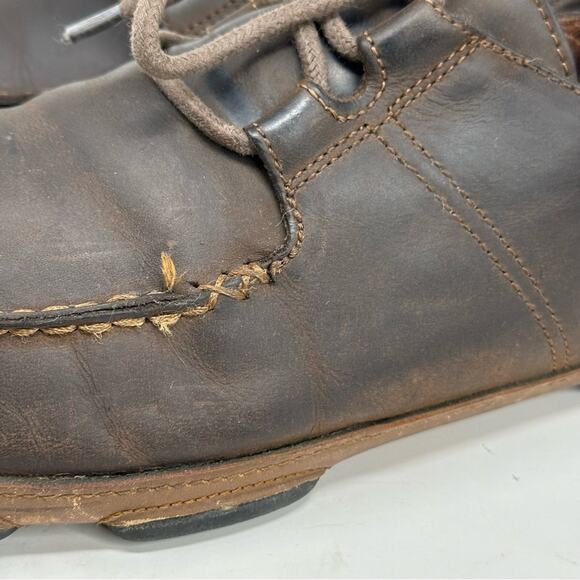 Olukai Ohana Lace-Up Nubuck - Oiled Brown Leather main image 6